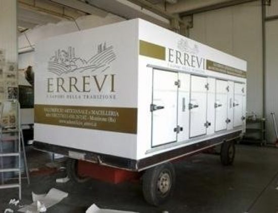 Decorazione Automezzi Mavi Pubblicità