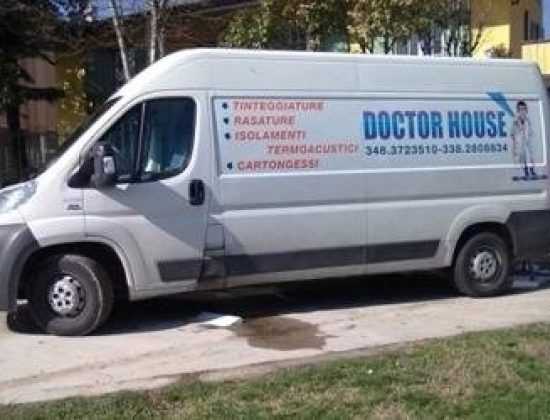 Decorazione Automezzi Mavi Pubblicità