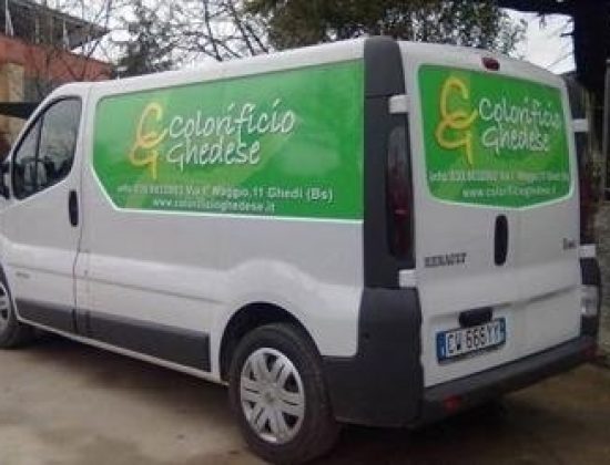 Decorazione Automezzi Mavi Pubblicità